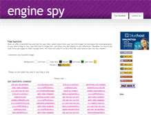 Tablet Screenshot of enginespy.com
